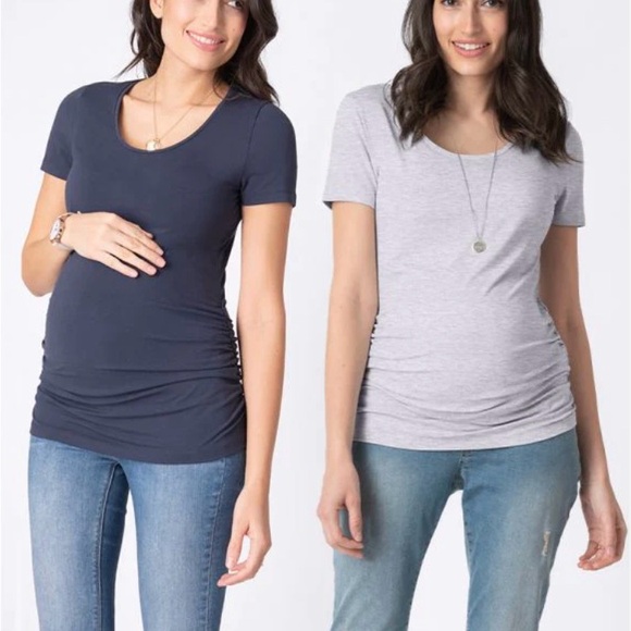 Twin Pack Maternity Tops - Picture 1 of 2
